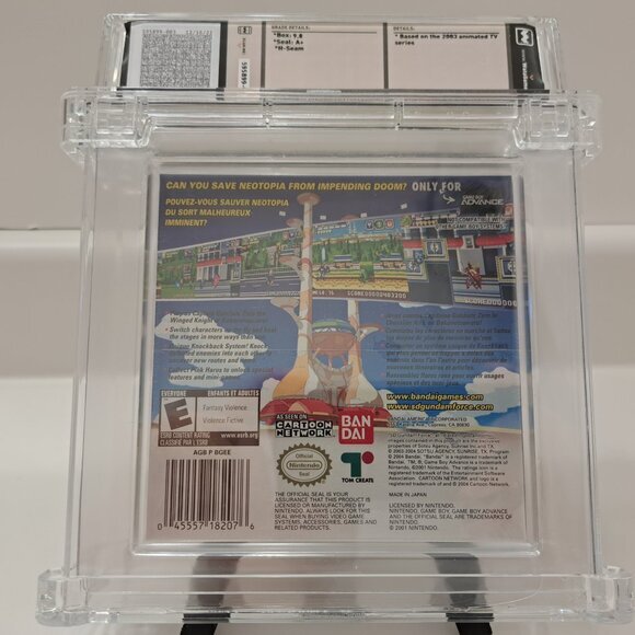 Brand New WATA Graded 9.8 A+  Almost Perfect Very Rare! SD Gundam Force Gameboy - Picture 3 of 5